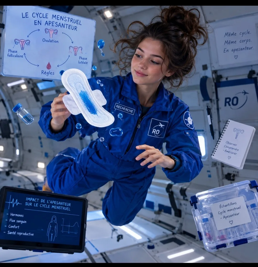 Et les cycles menstruels dans l'espace ? 🧑🏼‍🚀