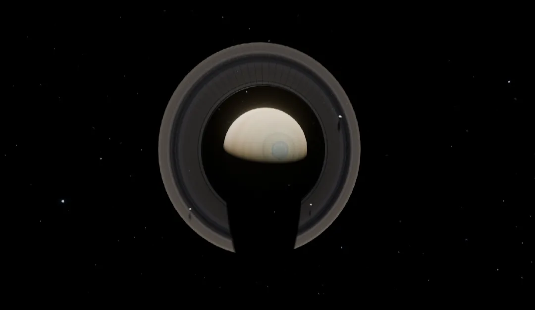 Les anneaux de Saturne, Saturne
