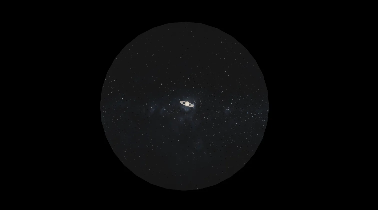 Saturne vision télescope, Saturne